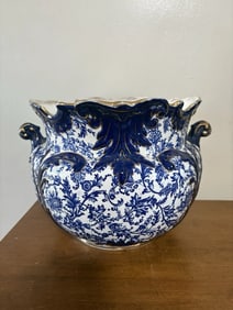 Flow Blue Jardiniere