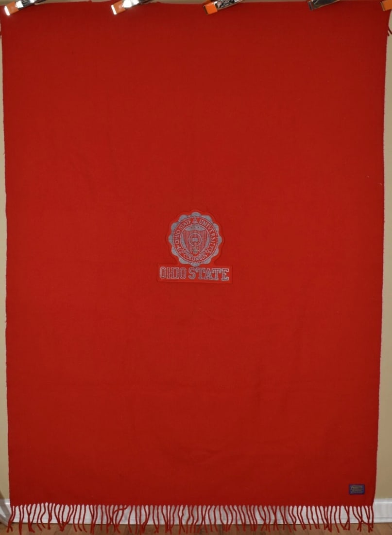 1950's Pendleton Wool Ohio State Stadium Blanket (1 of 4)