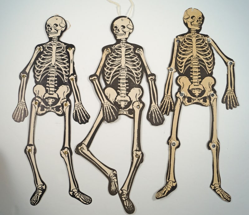 3 Die Cut 13 1/2” Halloween Skeletons Beistle #2 (1 of 4)