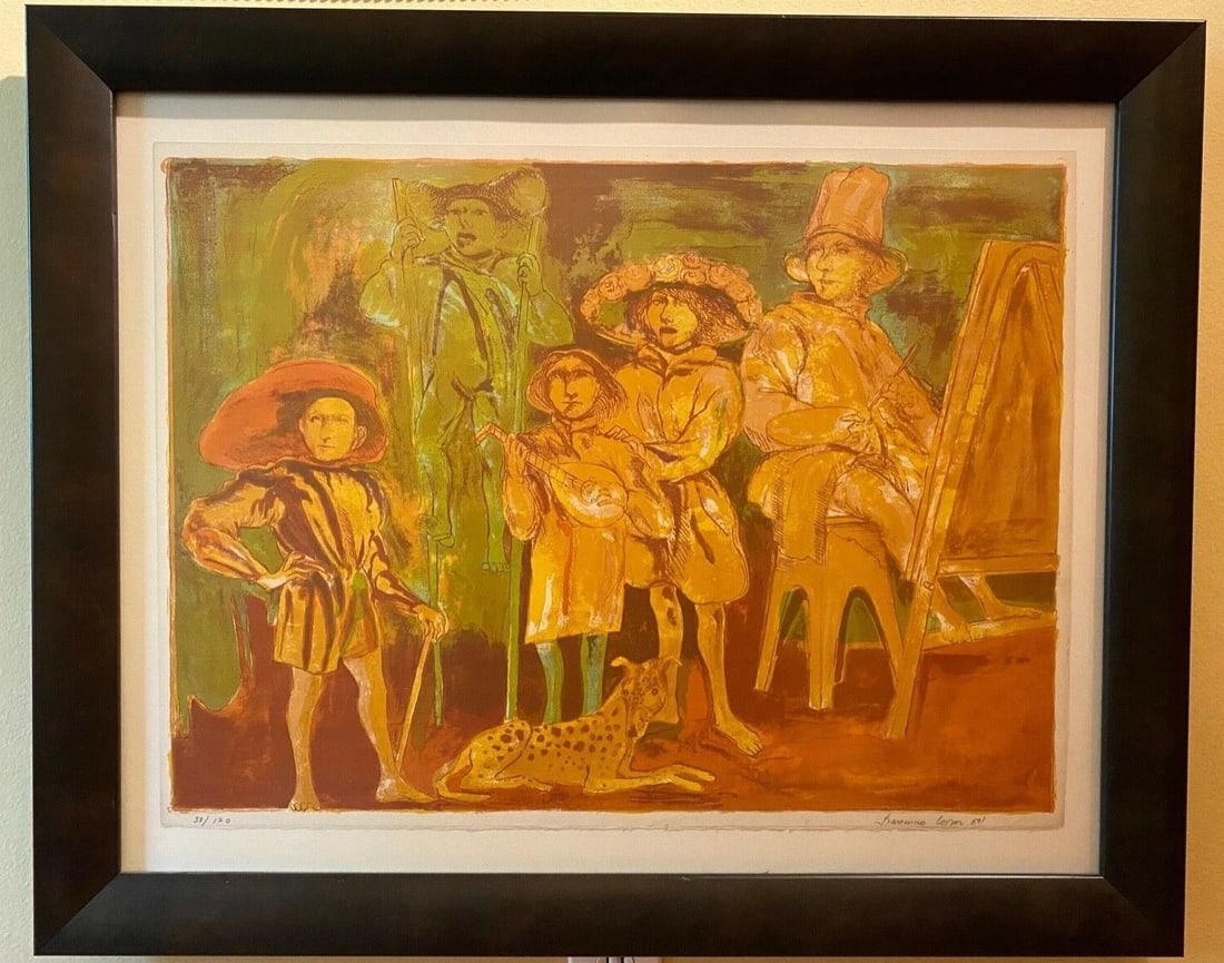 FRANCISCO CORZAS MEXICO ORIGINAL LITOGRAPH HAND SIGNED & NUMBERED 33/120 (1 of 7)