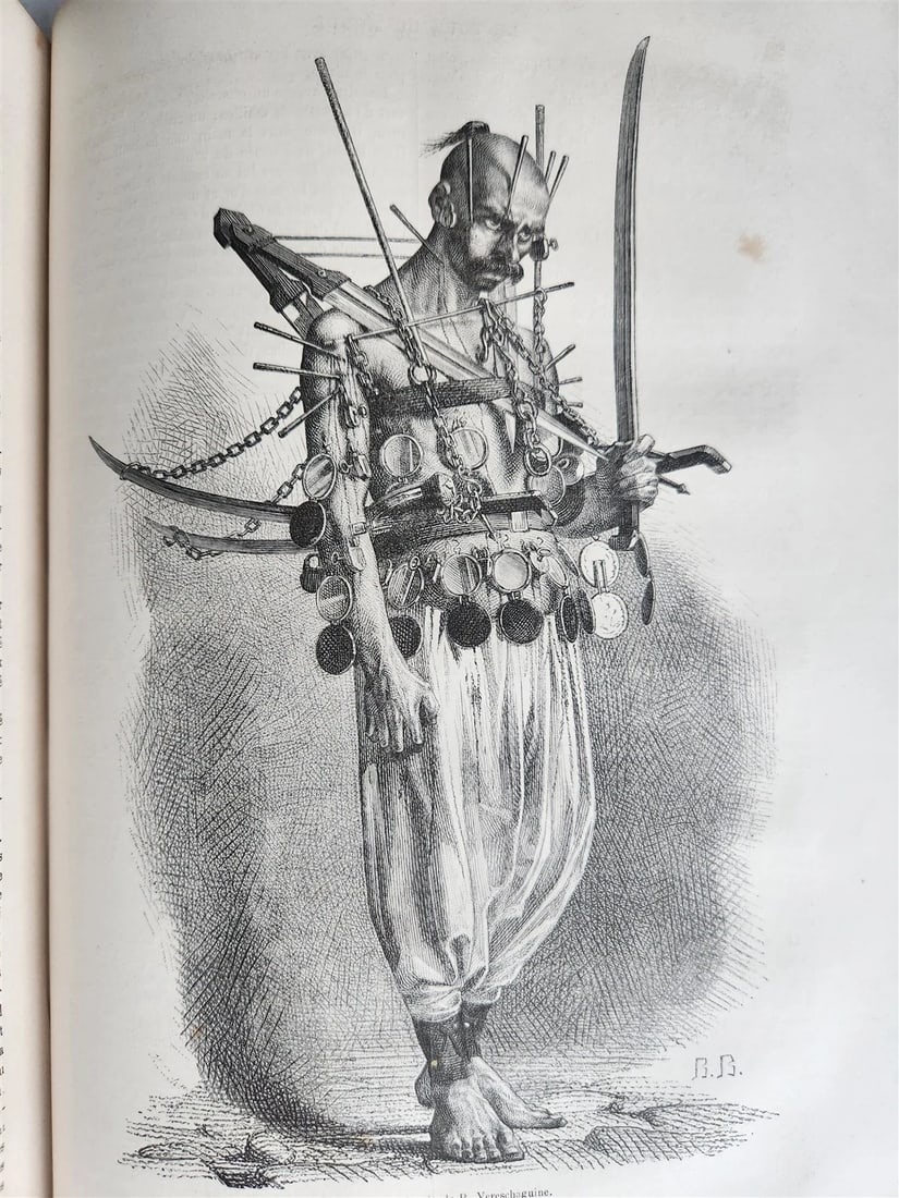 1869 HISTORY of VOYAGES ILLUSTRATED antique CAUCASUS JAPAN USA INDIA SPAIN ITALY (1 of 20)