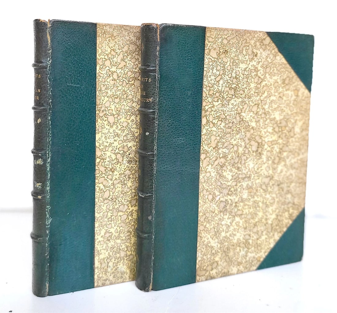 TIT-BITS of AMERICAN & IRISH HUMOUR 2 VOLUMES antique (1 of 7)