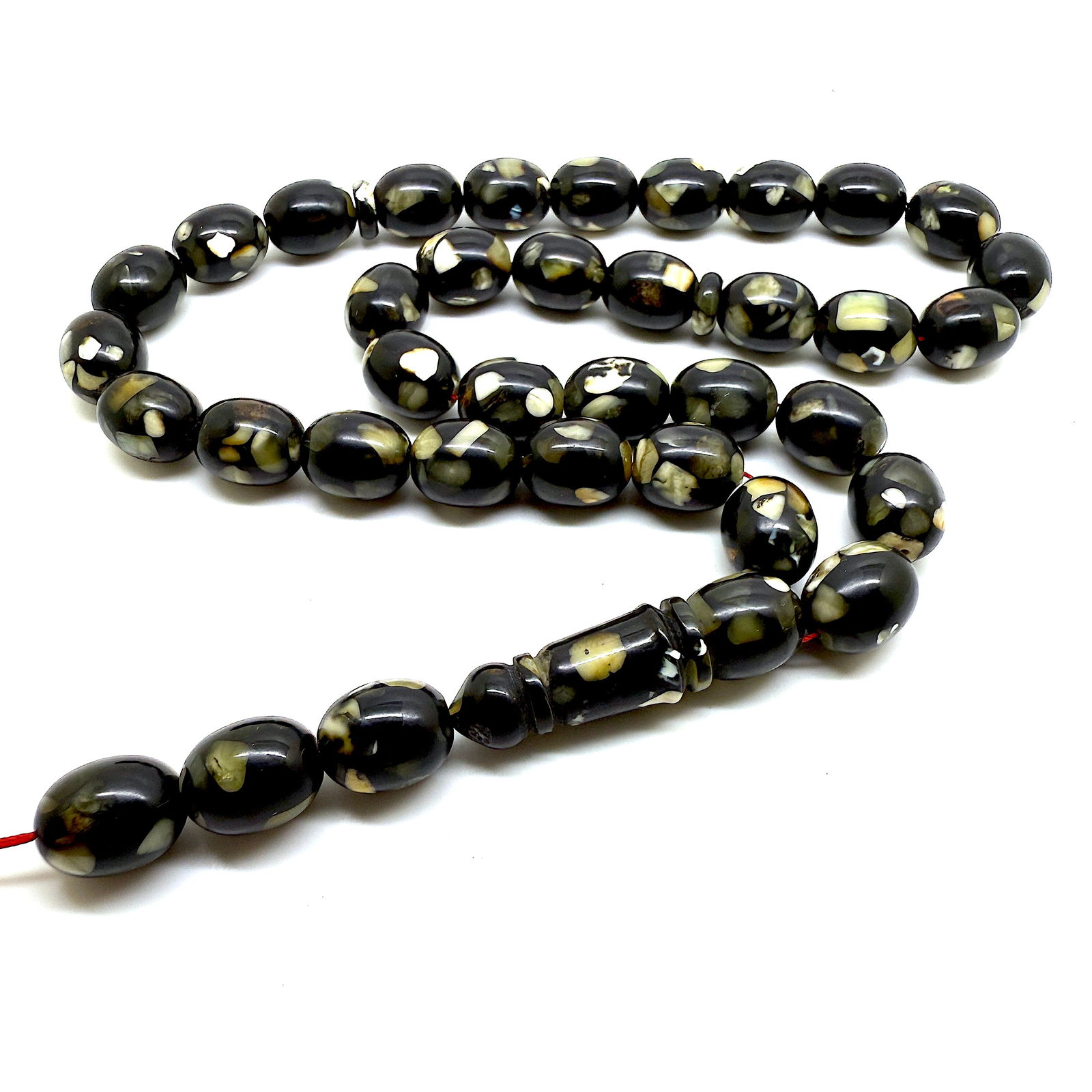 Unique and Exquisite Amber Tesbih made from Egg shaped Amber beads (1 of 10)