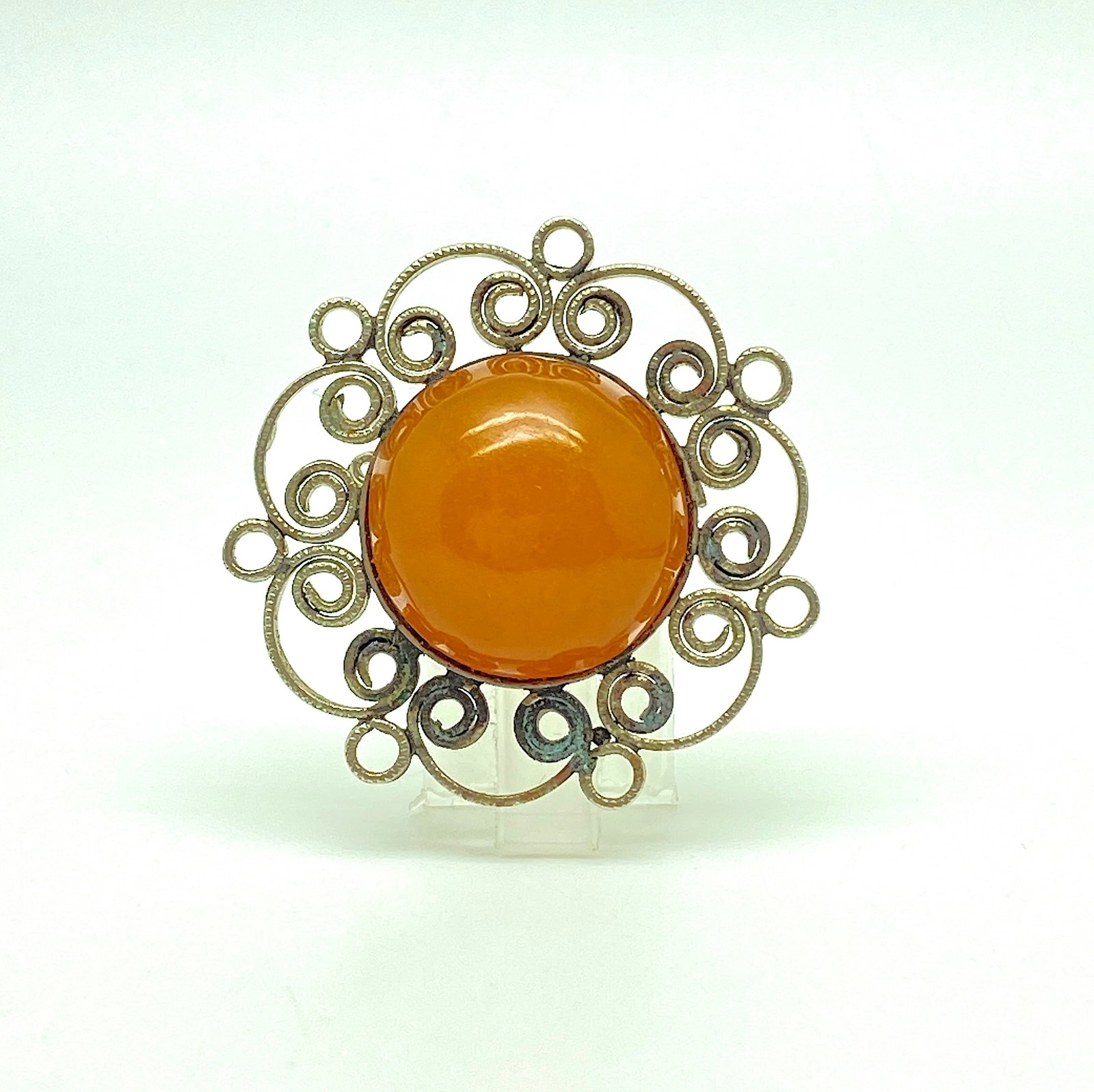 Impressive Vintage Amber Brooch (1 of 4)