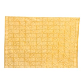 Golden Tiles Indian Block Print Coverlet