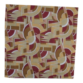 Printed Light Weight Art Deco Vintage Fabric