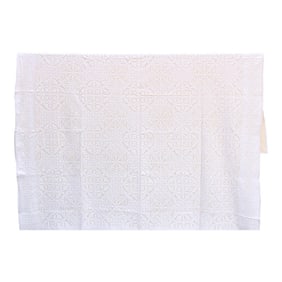 Peony Circle Cotton Applique Bedcover