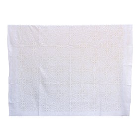 Magnolia Bloom Handmade Cotton Bedspread