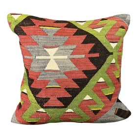 Mid 20th Century Turkish Kilim Pillow Cover