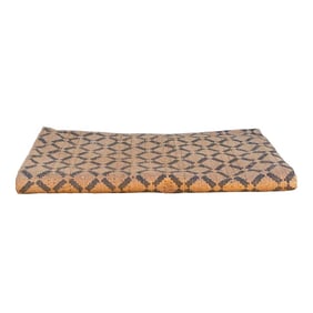 Summer Sunset Block Print Cotton Indian Blanket