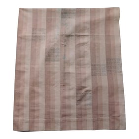 Vintage Dusty Pink Stripe African Yoruba Textile Panel