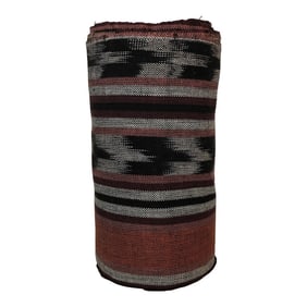 Vintage Asian Ikat Woven Textile Border