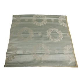 Antique Celadon Green Silk Woven Textile