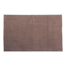 Earthen Taupe Handstitched Filanan Gudari Bedcover