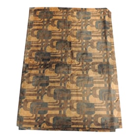 Art Deco Pattern Heavy Woven Velvet Fabric Panel