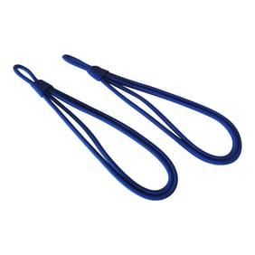 Houle's Paris Royal Blue Silk Woven Curtain Tiebacks - Set of 2
