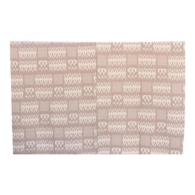 Ikat Rhythm Indian Block Print Coverlet
