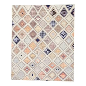 Handmade Modern Kilim Rug 8'2" X 10'2"