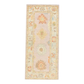 Modern Turkish Oushak Rug 3' x 6'9"