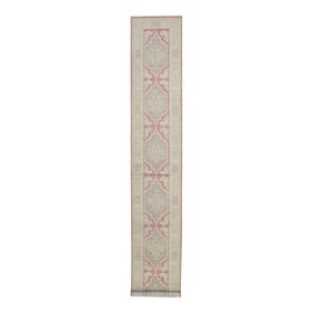 Modern Turkish Oushak Rug 2'11" x 18'1"