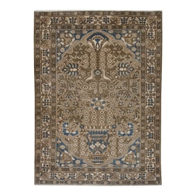 Vintage Turkish Rug 5'1" x 7'1"