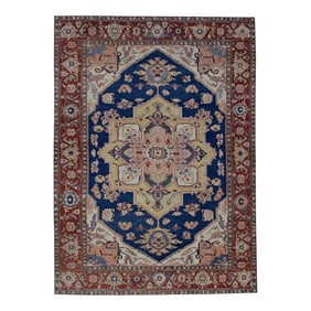 Modern Turkish Fine Woven Oushak Rug 9'4" x 12'8"