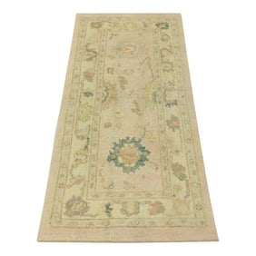 Modern Turkish Oushak Rug 2'8" x 6'7"