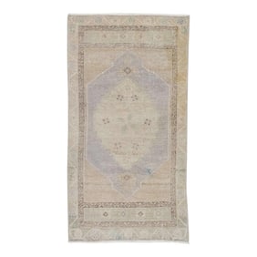 Vintage Turkish Mini Rug 1'9" X 3'2"