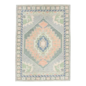 Modern Turkish Oushak Rug 2'2" x 3'