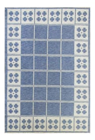 Vintage Double Sided Swedish Kilim Rug