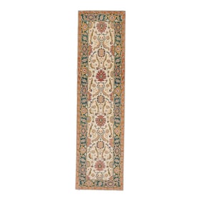 Modern Turkish Fine Woven Oushak Rug 2'9" x 10'5"