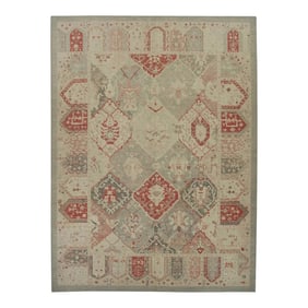 Early 21st Century Modern Turkish Oushak Rug 9'2" X 12'4"