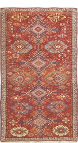Antique Soumak Kilim Caucasian Rug