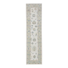 Modern Turkish Oushak Rug 3'1" x 11'5"