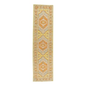 Modern Turkish Oushak Rug 2'9" x 10'5"