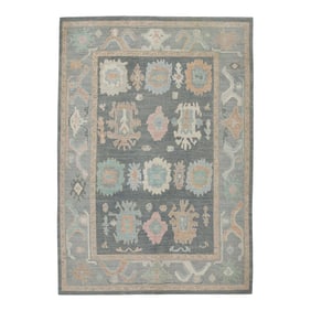 Modern Turkish Oushak Rug 9'11" X 14'2" #6723
