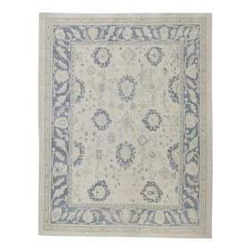Modern Turkish Oushak Rug 10'3" x 13'1"