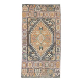 Modern Turkish Oushak Rug 2'11" x 5'7"