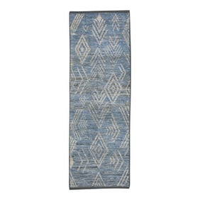 Modern Handmade Tulu Rug 2'10" x 8'2"