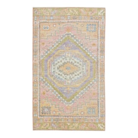 Modern Turkish Oushak Rug 2'9" x 4'9"
