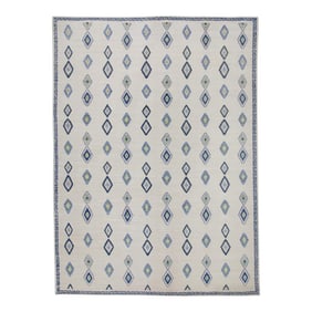 Early 21st Century Handmade Modern Kilim Rug 10'8 X 14'