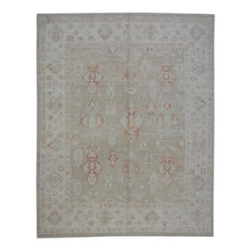Modern Turkish Oushak Rug 8' x 9'11"