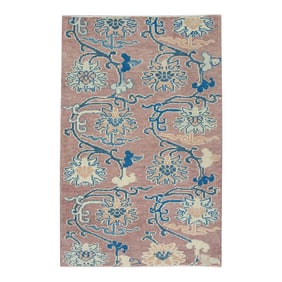 Modern Turkish Oushak Rug 2'9" x 4'2"