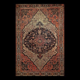 Late 19th Century Farahan Rug