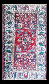 19th Century Antique Turkish Yastik Rug-1‚Äô8‚Äôx2‚Ä&#244