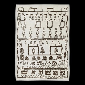 Early 21st Century Modern Handmade Tulu Rug 9' X 12'5