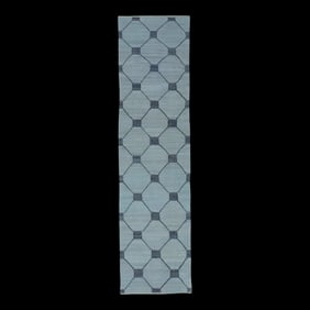 Handmade Modern Kilim Runner 2'9" X 11'6"
