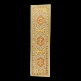 Modern Turkish Oushak Rug 2'10" x 10'6"