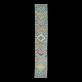 Modern Turkish Oushak Rug 3'2" X 17'2"