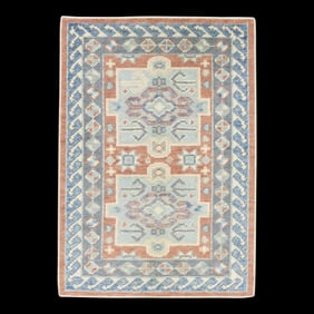 Modern Turkish Oushak Rug 2'4" x 3'4"